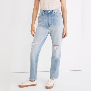 Madewell The Momjean in Gilford Wash: Ripped Edition - size 29 petite - NWT